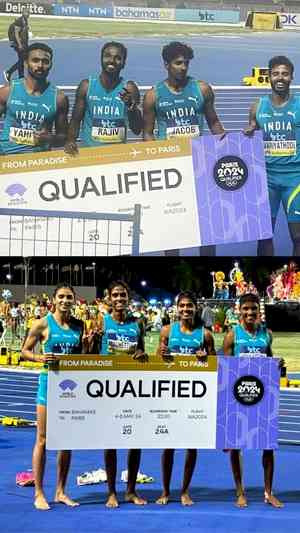 Indian relay teams book Paris 2024 berth in Bahamas 