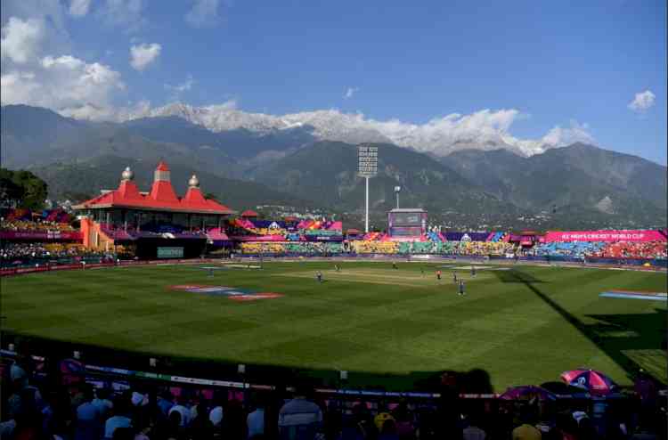 Unveiling of India's first SISGrass hybrid pitch at HPCA Stadium 