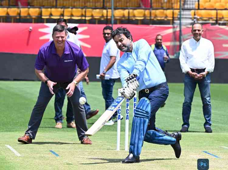 IPL Chairman Arun Dhumal bats for Hybrid Pitches in India following installation of India’s First Hybrid Cricket Pitch at HPCA, Dharamshala