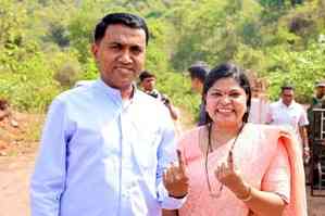 CM Sawant expresses happiness over high voter turnout in Goa