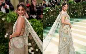 Alia attends MET Gala in Sabyasachi saree that took 'collective effort' of 163 individuals