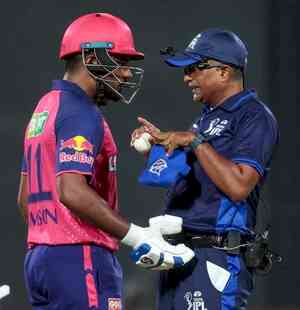 IPL 2024: Samson penalised for arguing with umpires during DC v RR match
