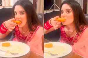 'Aangan Aapno Kaa' team beats summer heat by hosting mango party on set