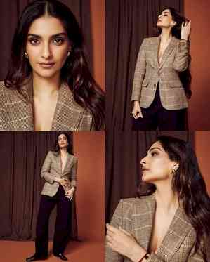 Sonam Kapoor brings her fashion game forward, dons gender-neutral outfit