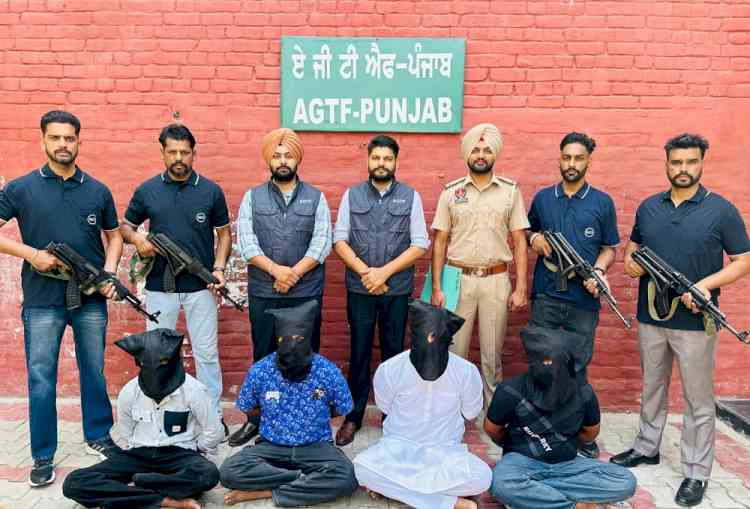 Punjab police’s AGTF busts terror module backed by mastermind Iqbalpreet Buchi; Key operative Gurwinder Shera among four held