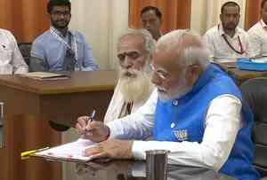 PM Modi files nomination from Varanasi for a third win