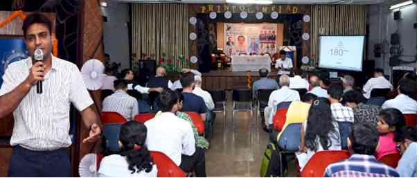 OPA invited Manu Choudhury, Director CDC Printers, Kolkata for his inputs on artificial intelligence for overall benefit of printing students 