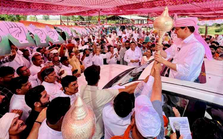 Deepender Hooda campaigned in Kosli constituency, promised IMT in the area if come to power 