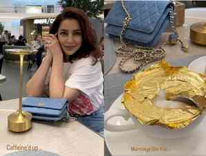 Tisca Chopra gets all ‘caffeine’d up’ with 'gold-plated coffee' in Dubai