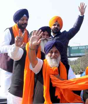 CM Mann allowed use of tear gas against Punjab farmers: Sukhbir Badal