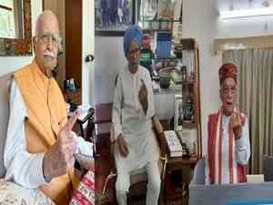 LS polls: LK Advani, Manmohan Singh, MM Joshi cast vote from home