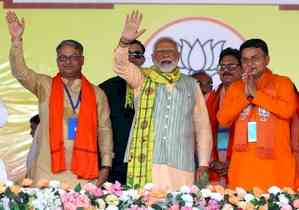 Bengal CM has crossed all limits by maligning saints of iconic institutions: PM Modi