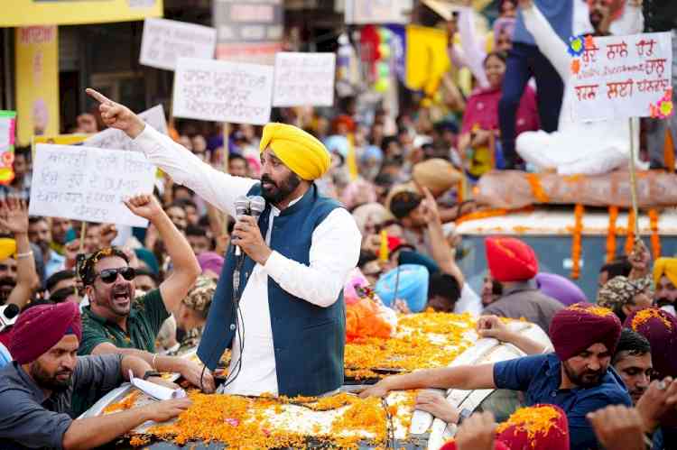 CM Bhagwant Mann campaigned for Ludhiana candidate Ashok Parashar Pappi