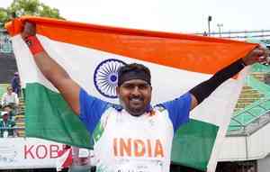World Para-Athletics: Sachin Khilari bags gold in men's Shot Put F46 with Asian record