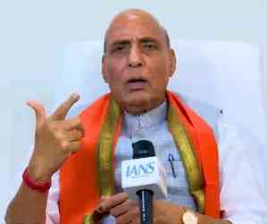 IANS Interview: BJP will fulfil its '400 par' target, party in strong position after five phases, says Rajnath Singh