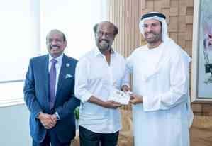 Superstar Rajinikanth receives UAE's 'Golden Visa'