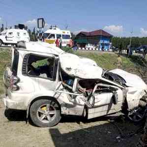 4 tourists from Punjab killed in J&K road accident