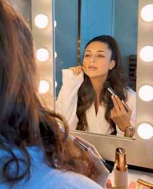 Divyanka Tripathi offers a peek into her makeup session: 'Masking the exterior'