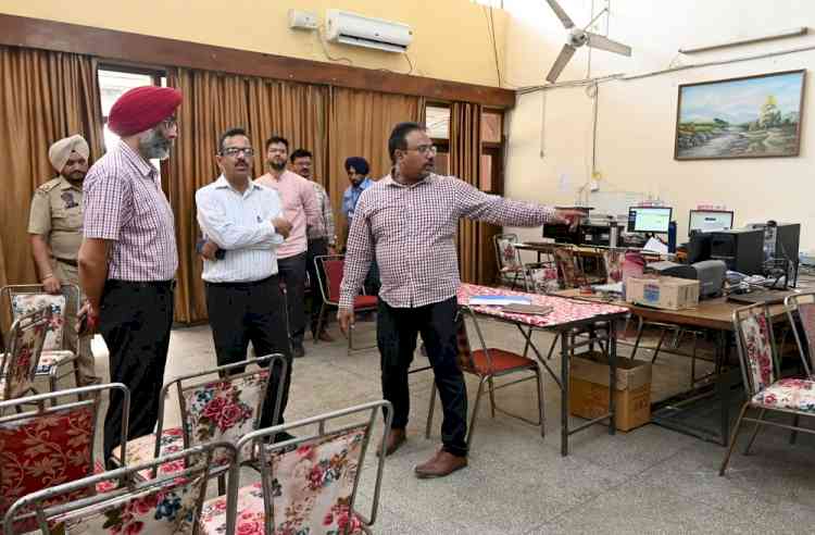 Additional Chief Electoral Officer reviews arrangements in counting centres 