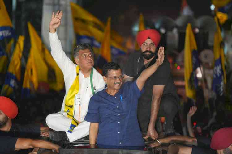Achhe din aane wale hain, Modi ji jane wale hain: Arvind Kejriwal in Chandigarh