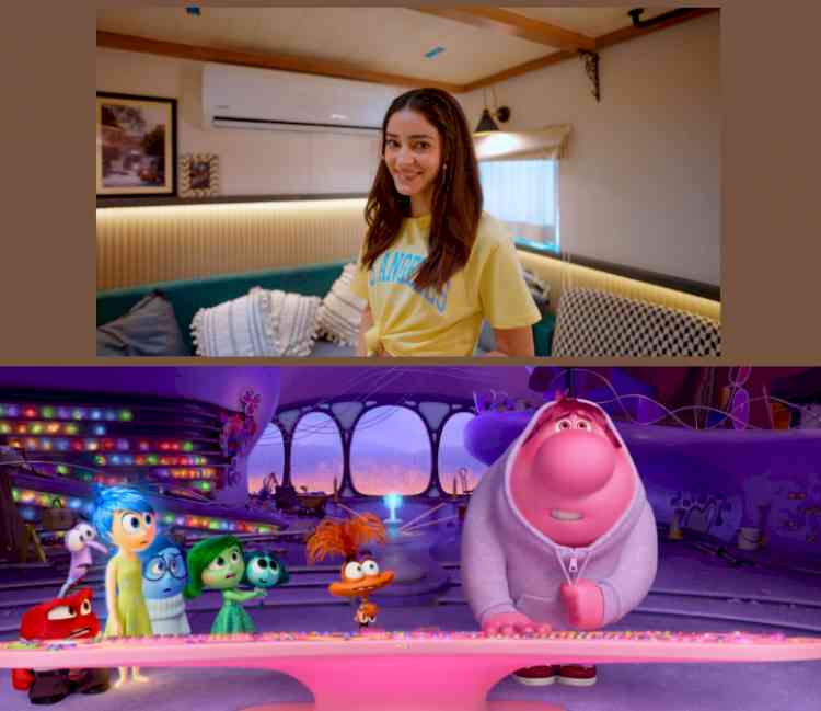 Youth Icon Ananya Panday is the voice of Riley in the Hindi version of Disney and Pixar’s much awaited franchise Inside Out 2 