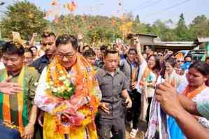 BJP wins both LS seats in Arunachal, Union Minister Rijiju wins 4th term