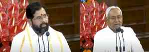 NDA meet: Bihar and Maharashtra CM back Narendra Modi for PM post, take jibe at INDIA bloc