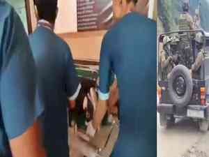 Suspected militants attack Manipur CM's advance security convoy, 1 injured