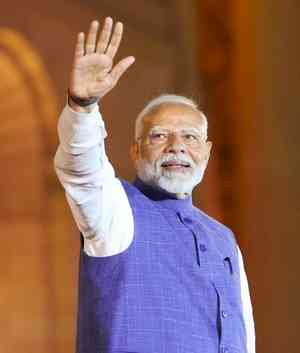 PM Modi arrives at PMO, all eyes on portfolio distribution