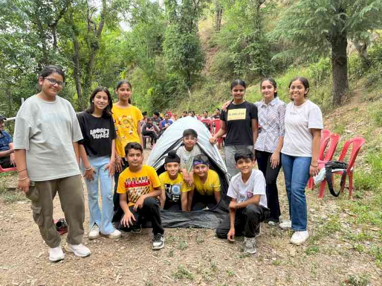 Shemrock School students learned surviving skill for natural disasters in an educational excursion at Chail