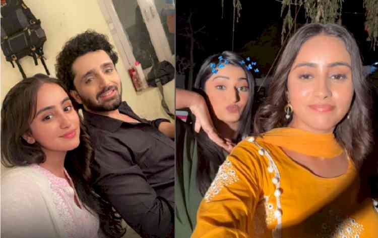 Jasmeet Kaur Celebrates Selfie Day with Co-Stars Kiranpreet Kaur and Robin Thakur