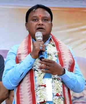 Odisha CM Majhi visits home town first time after assuming office, holds roadshow