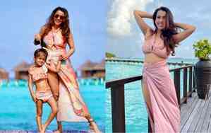 Pranitaa Pandit enjoyed water sports, snorkelling and good food on Maldives vacation