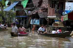 Over 2,500 households evacuated due to floods in Myanmar