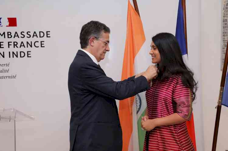 HCLTech Chairperson Roshni Nadar Malhotra conferred the Chevalier de la Légion d’Honneur by France