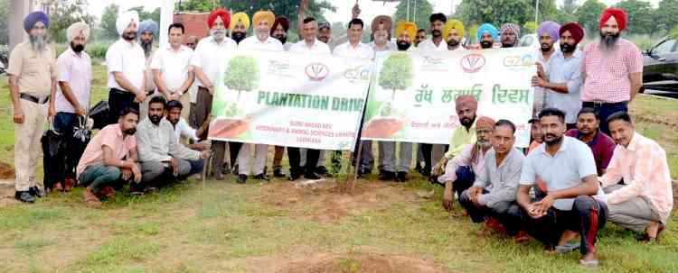 Vet Varsity Starts Mega Plantation Drive under Wake-Up Ludhiana