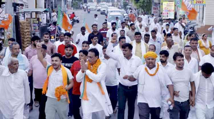 भाजपा ने पर्ची-खर्ची खत्म कर भ्रष्ट नेताओं व कार्यकर्ताओं की दुकान बंद की: कर्मवीर सैनी