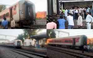 Major accident averted as Kisan Express split into two parts in UP's Bijnor