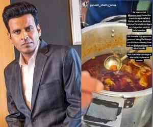 Manoj Bajpayee turns chef for his crew, cooks his signature dish