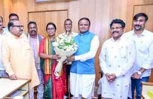 BJP nominee Mamata Mohanta elected unopposed to RS from Odisha 