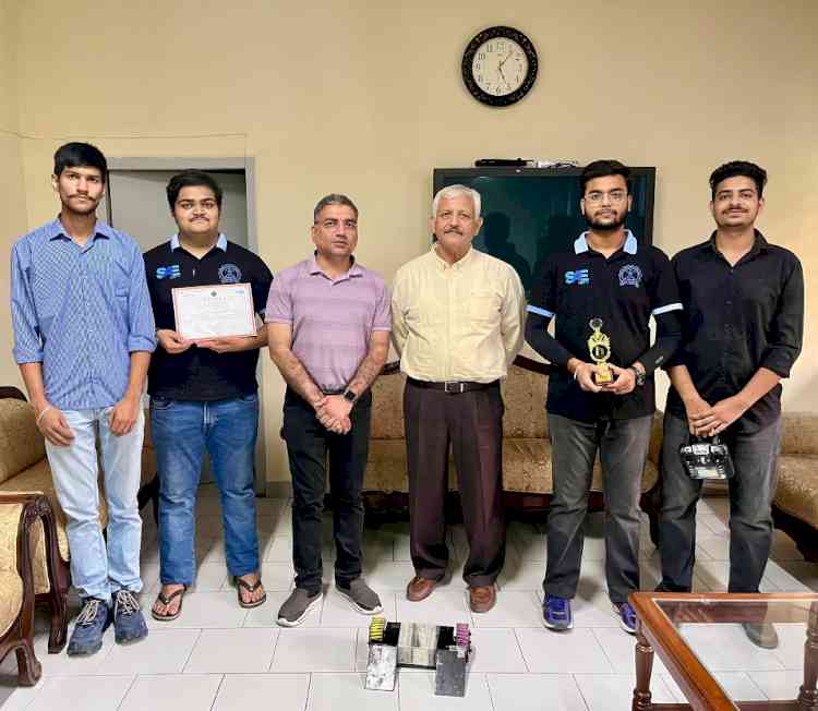 PU's UIET SAE Club Triumphs at IIIT Gwalior’s Infotsav, Secures Bronze in Robowars