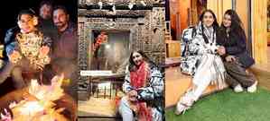 Sara seeks blessings at Hidimba temple as she starts shooting with Ayushmann for next in Manali