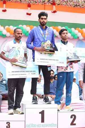 12th VVMCM: Hirave wins men’s full marathon; Verma, Sonika take half-marathon titles