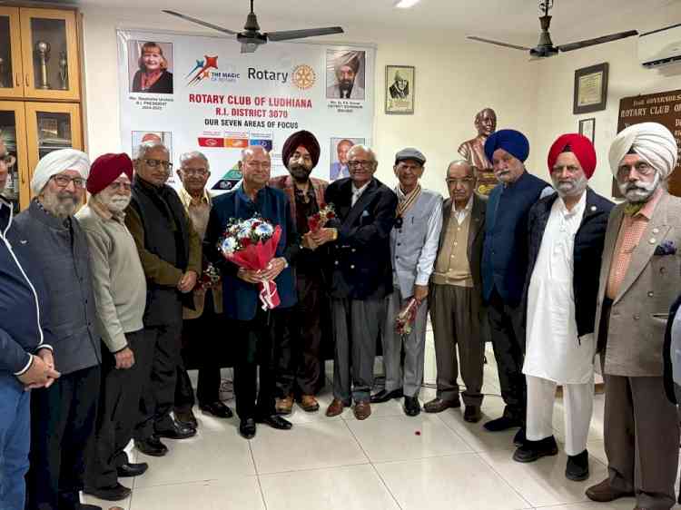 Rtn Dinesh Gogna nominated president of Rotary Club of Ludhiana for 2025-26