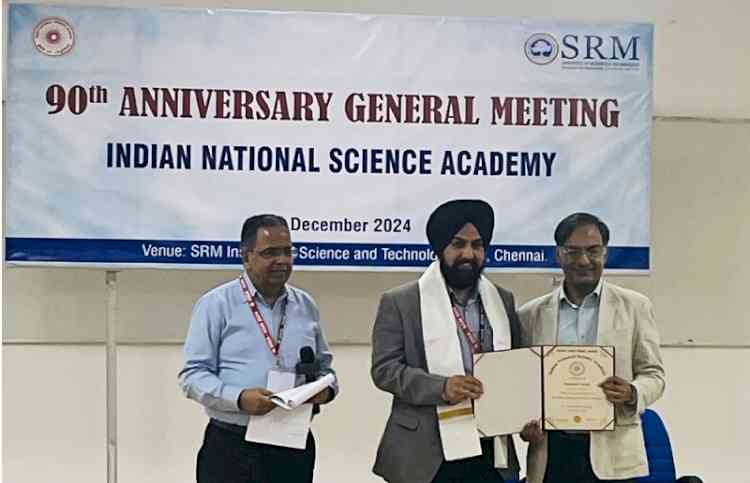 Prof. Kashmir Singh elected as INSA associate fellow by INSA