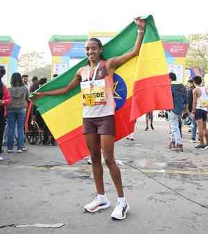 Sutume, Kissa win World 25K Kolkata; India's Gulveer makes course record