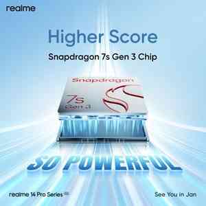 realme 14 Pro Series 5G redefines performance with best optimisation of Snapdragon 7s Gen 3