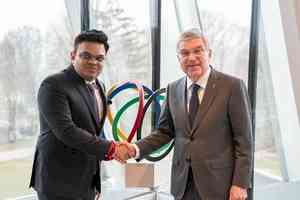 ICC Chair meets IOC President to discuss key LA 2028 initiatives for cricket