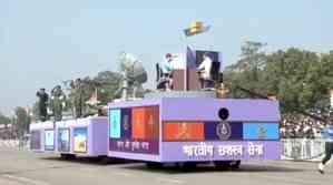 In a first, joint tri-services tableau displayed during R-Day celebrations