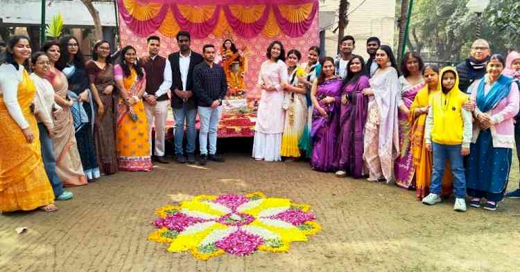 Bengali community celebrates festival of Maa Saraswati with faith, enthusiasm and gaiety at Rohtak.